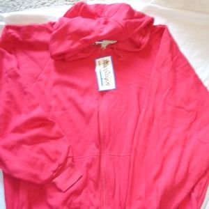 MacGregor Hooded Full Sweater Jacket NWT zip up